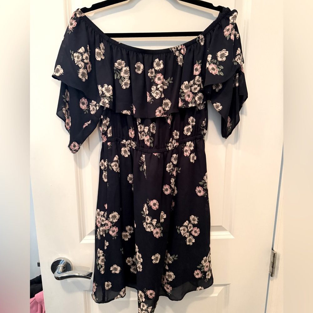 Off The Shoulder Floral Dress